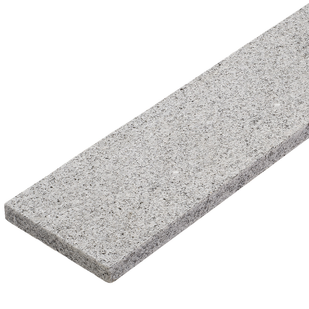 御影笠石 白 五面バーナー仕上げ | 造園資材館