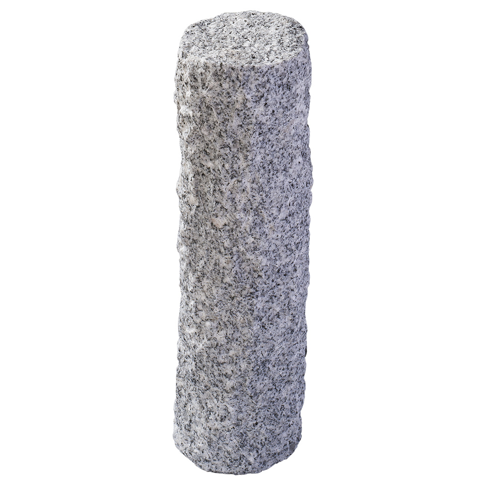 御影石擬木 白 全面ノミギリ仕上げ | 造園資材館