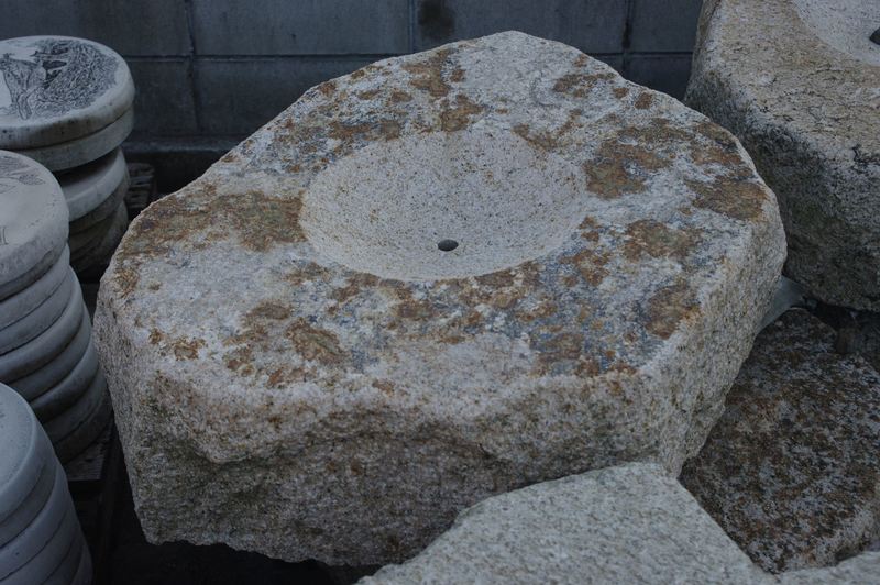 錆御影バードバス | 造園資材館