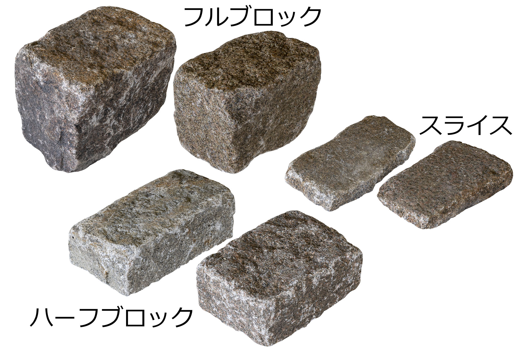 スヴェリエストーン 古ピンコロ | 造園資材館