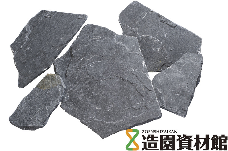 トラキアストーン乱形 カリントスブラック | 造園資材館