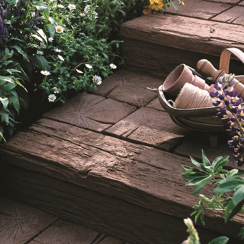 ティンバーストーンスリーパー ブラウン | 造園資材館