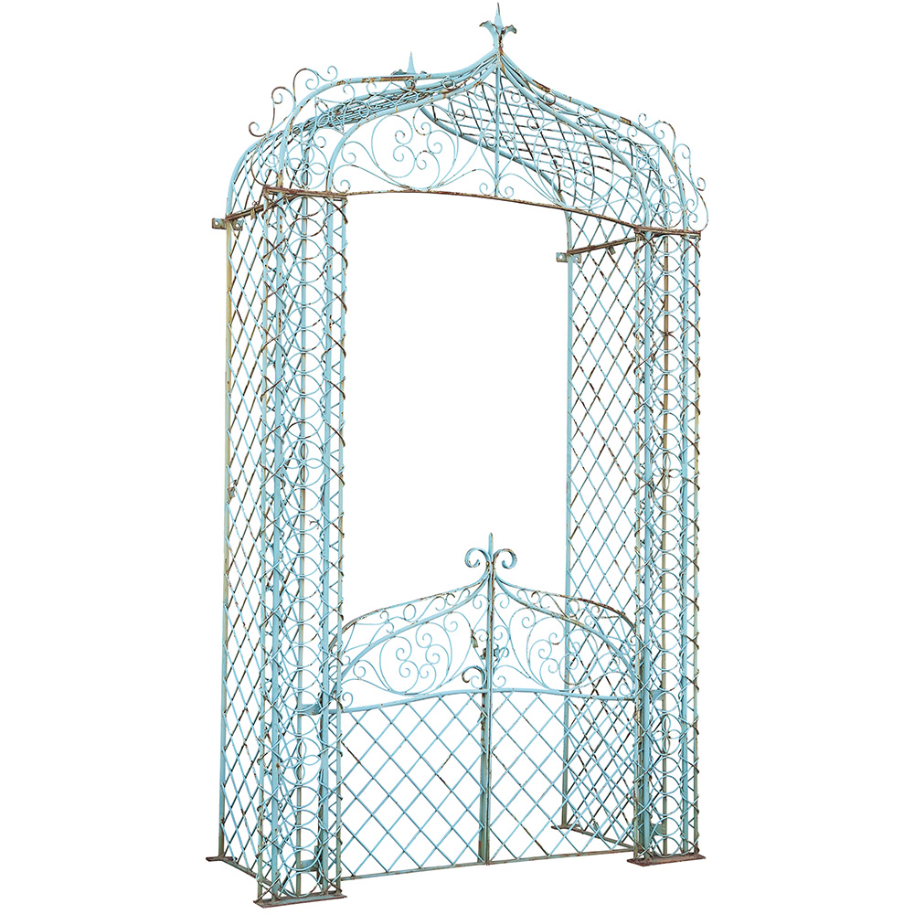 ソロパーク Wire Arch with Gate ガーデンアーチ | 造園資材館