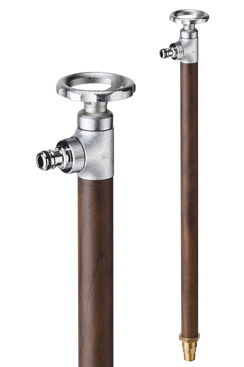 スプリンクルスリムバルブハンドル クルミ木目 | 造園資材館