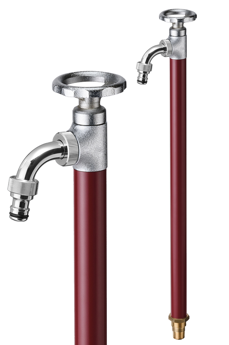 スプリンクルスリム3Dバルブハンドル ワインレッド | 造園資材館