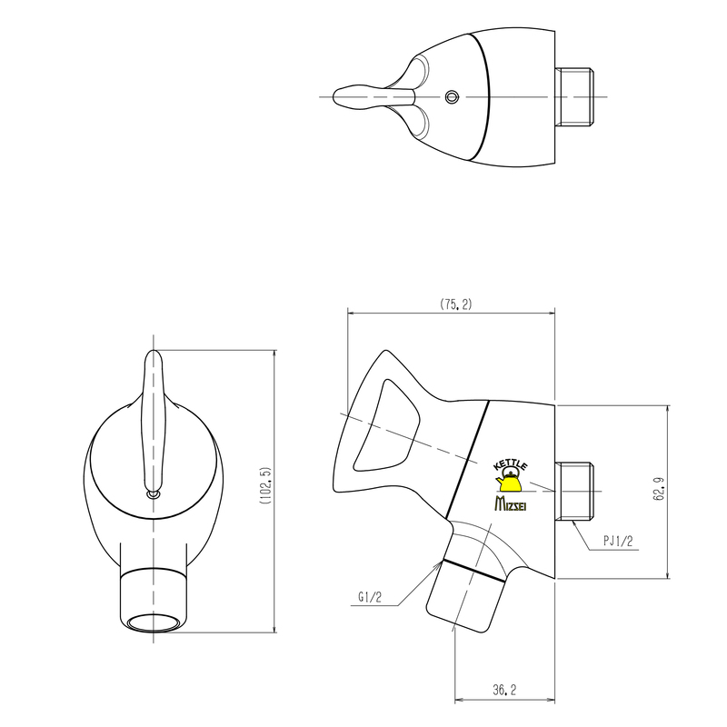 横水栓ケトル 鋳肌 | 造園資材館