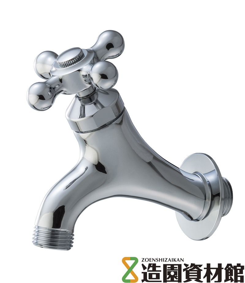 T14型横水栓 メッキ | 造園資材館