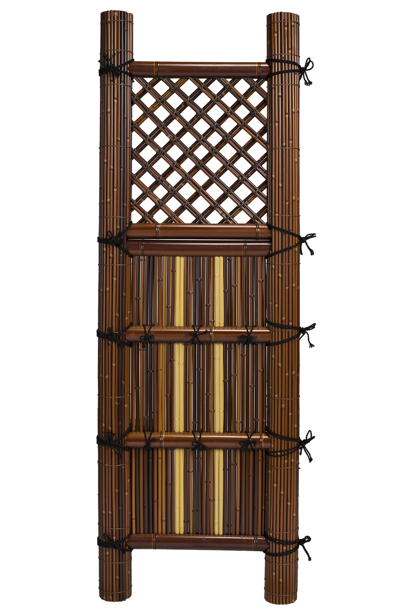 プラ平袖垣(DXタイプ) 茶 | 造園資材館