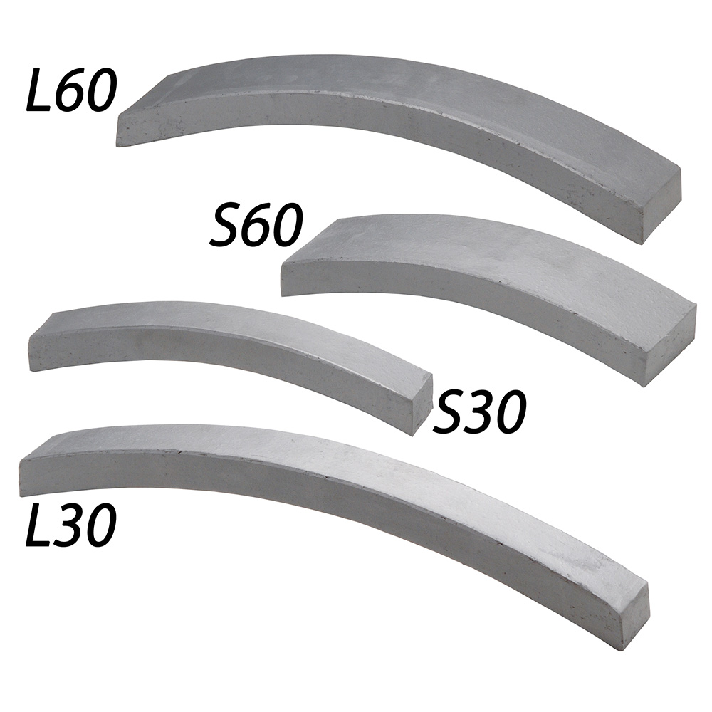 三州 いぶし遊瓦 円弧形 | 造園資材館